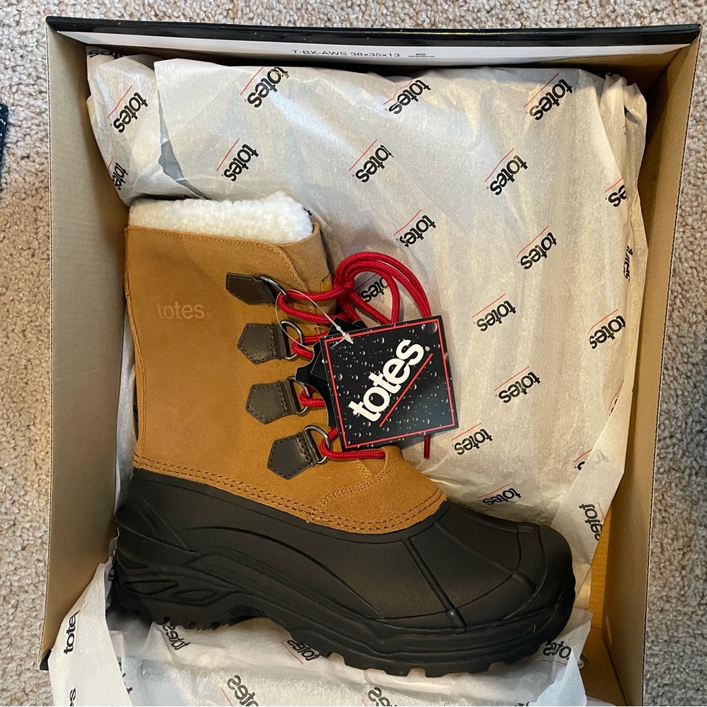 Totes Coastal Waterproof Winter Boots - Picture 3 of 6